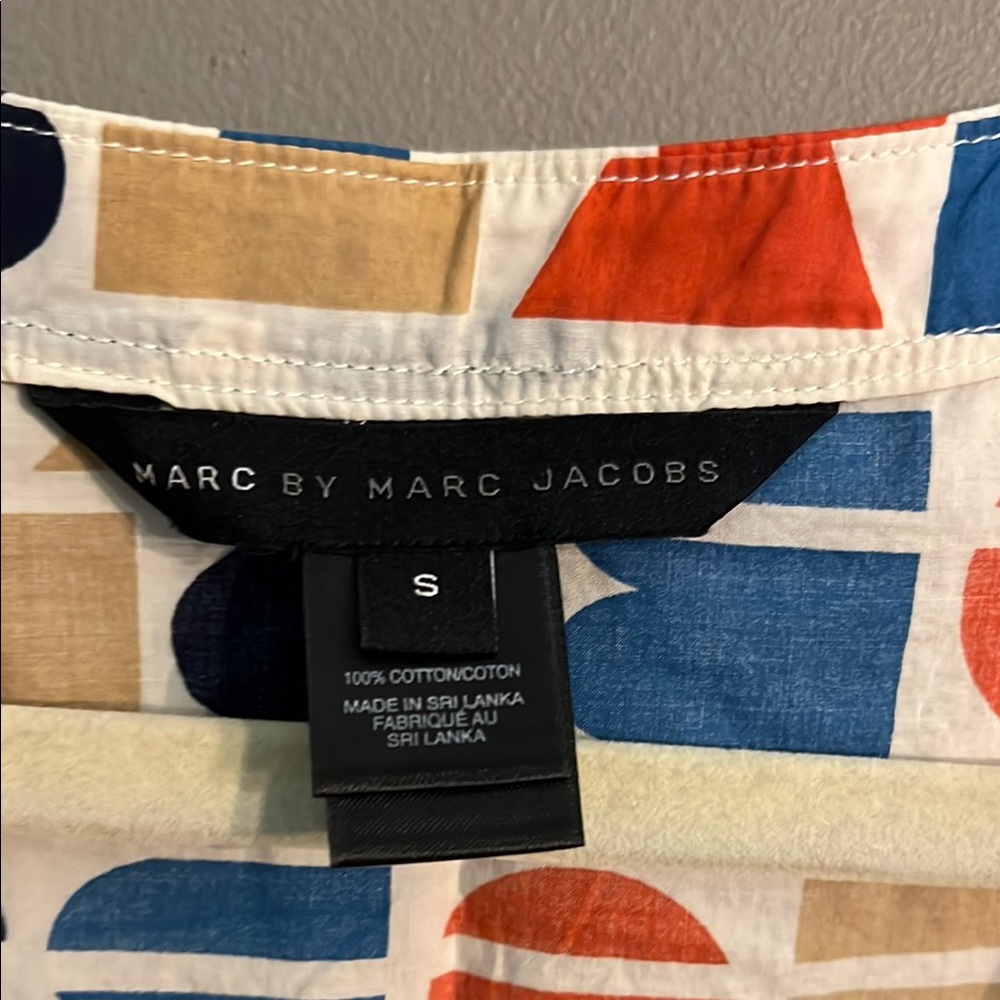 Marc Jacobs Blue Red Sleeveless Sundress - Picture 8 of 8